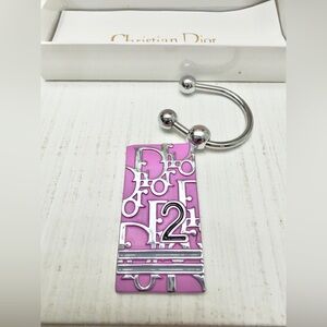 Rare- New Vintage Dior Pink Trotter Keychain